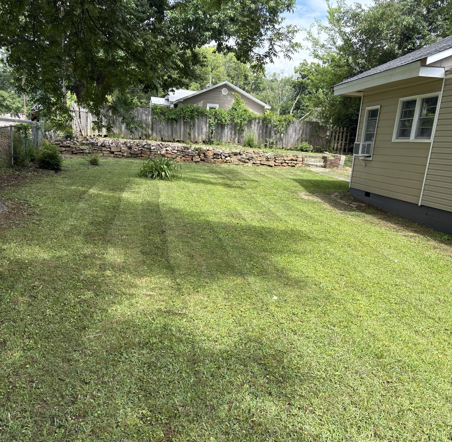 Finished lawn care project